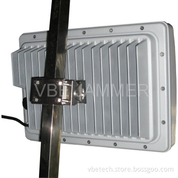 Waterproof Built-in Antenna 8 Bands VHF&UHF&Mobile&WiFi Jammer with Remote Monitoring System
